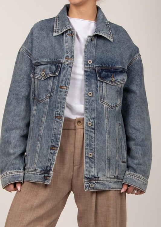 Giubbotto Denim Over – Fit Morbido | Simphony