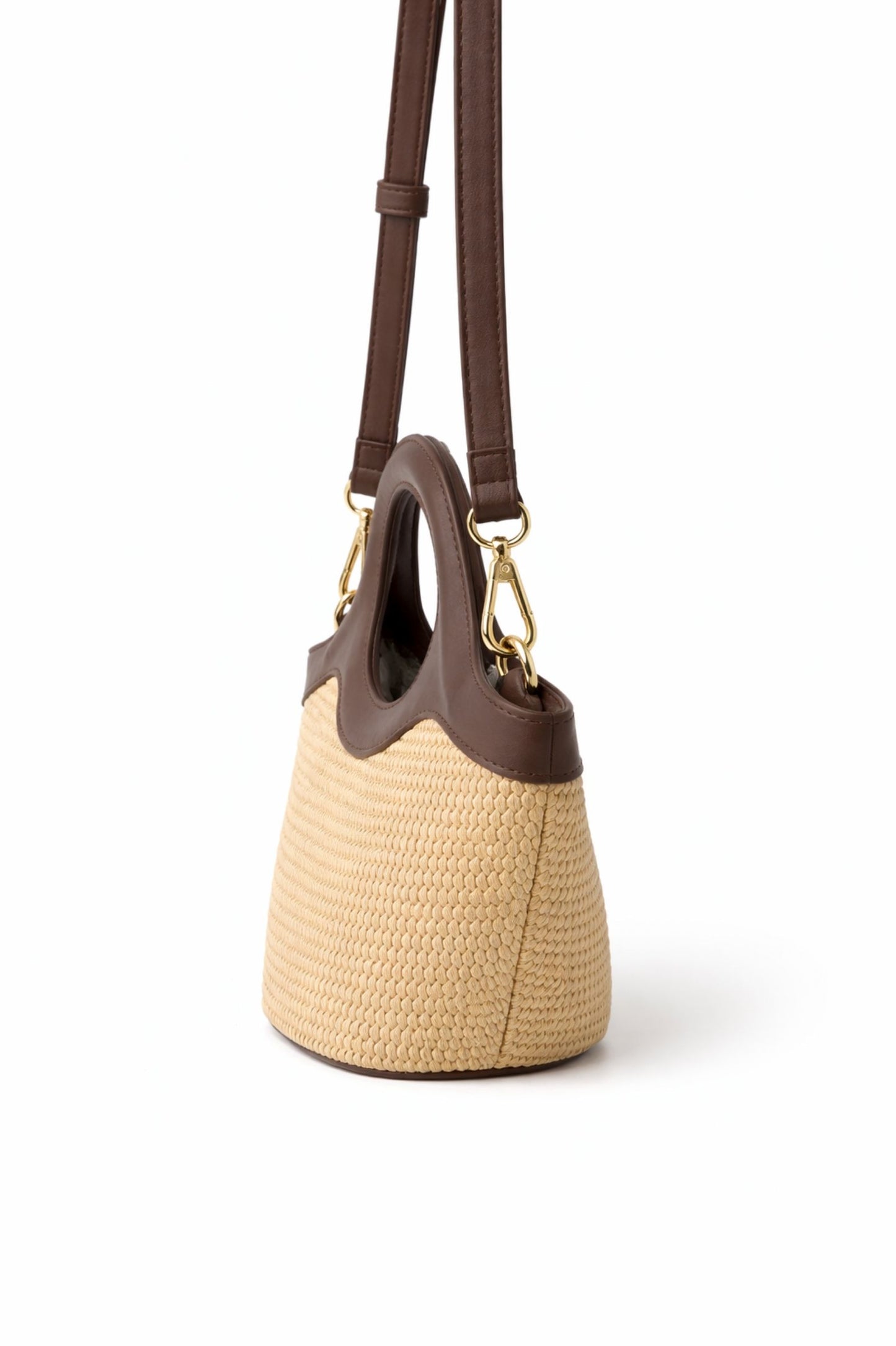 Mini Bag Donna in Paglia con Manico Rigido – Myastreet