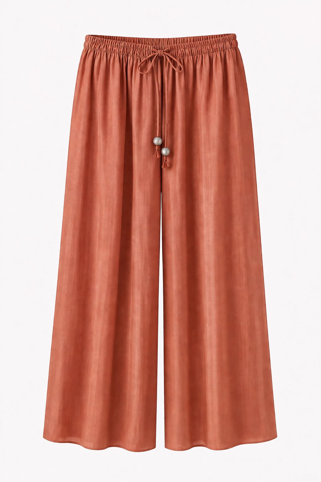 Pantaloni Oversize in Lyocell con Coulisse – Made in Italy