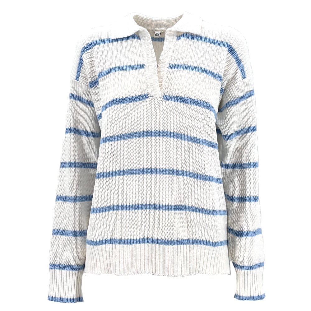 Polo Perla – Maglia traforata rigata - Il mio negozio
