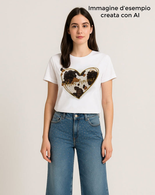 T-Shirt Mary con CuoreMuccato - Il mio negozio