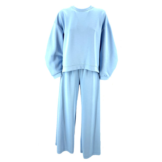 Tuta Azzurra in viscosa elasticizzata