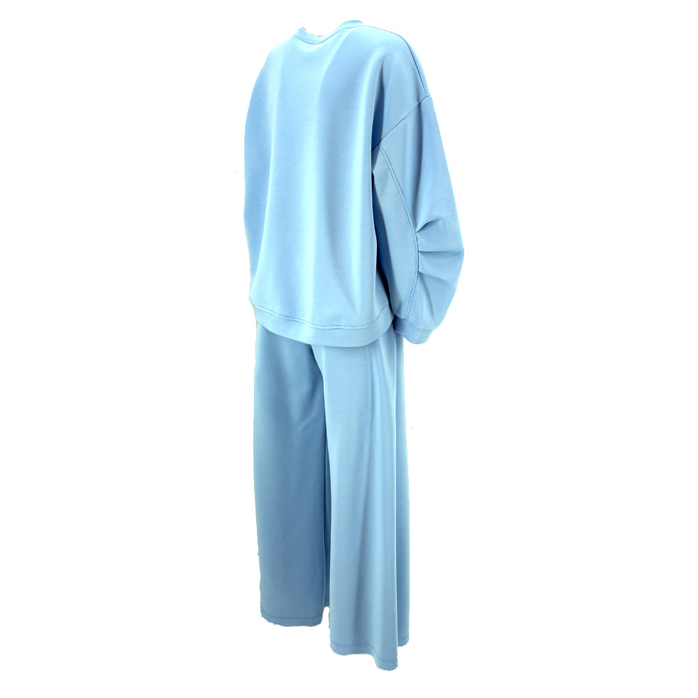 Tuta Azzurra in viscosa elasticizzata
