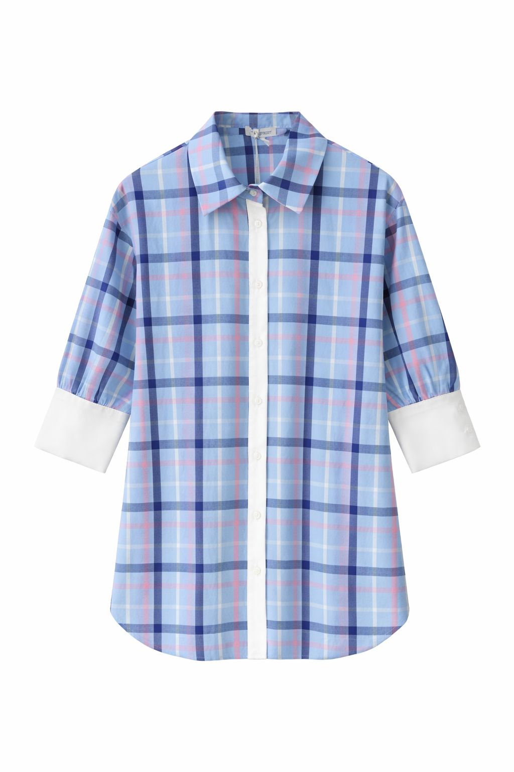 Camicia Donna Check con Dettagli a Contrasto – Made in Italy Filù