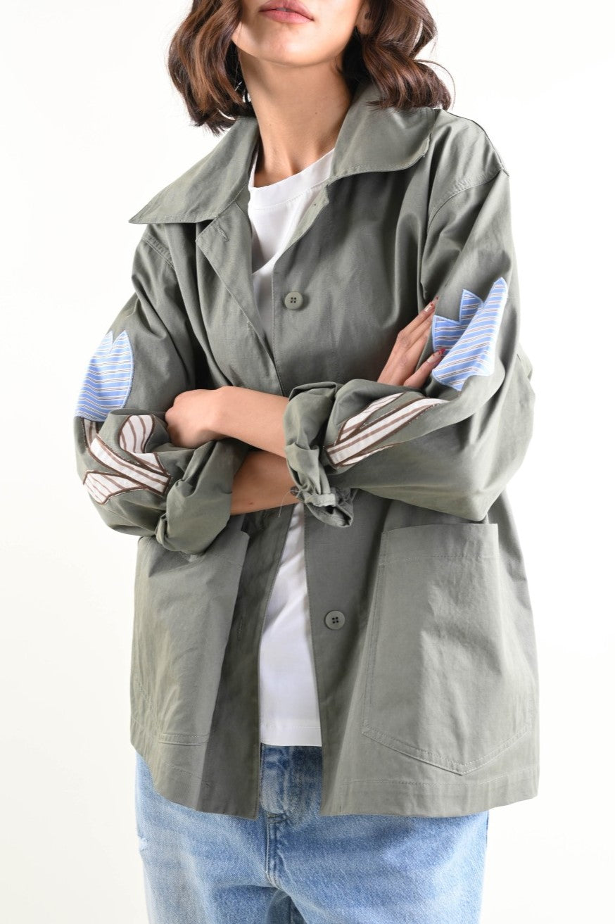 Camicia Paige – Camicia con Patch Decorative