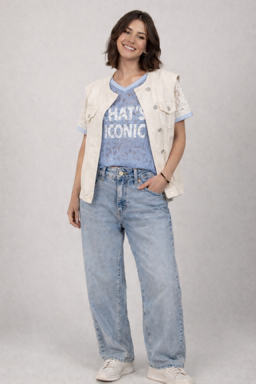 Gilet Denim in Cotone – Made in Italy | Simphony