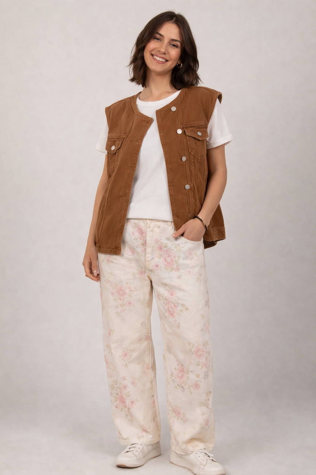 Gilet Denim in Cotone – Made in Italy | Simphony