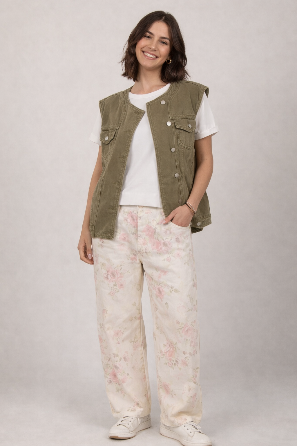 Gilet Denim in Cotone – Made in Italy | Simphony