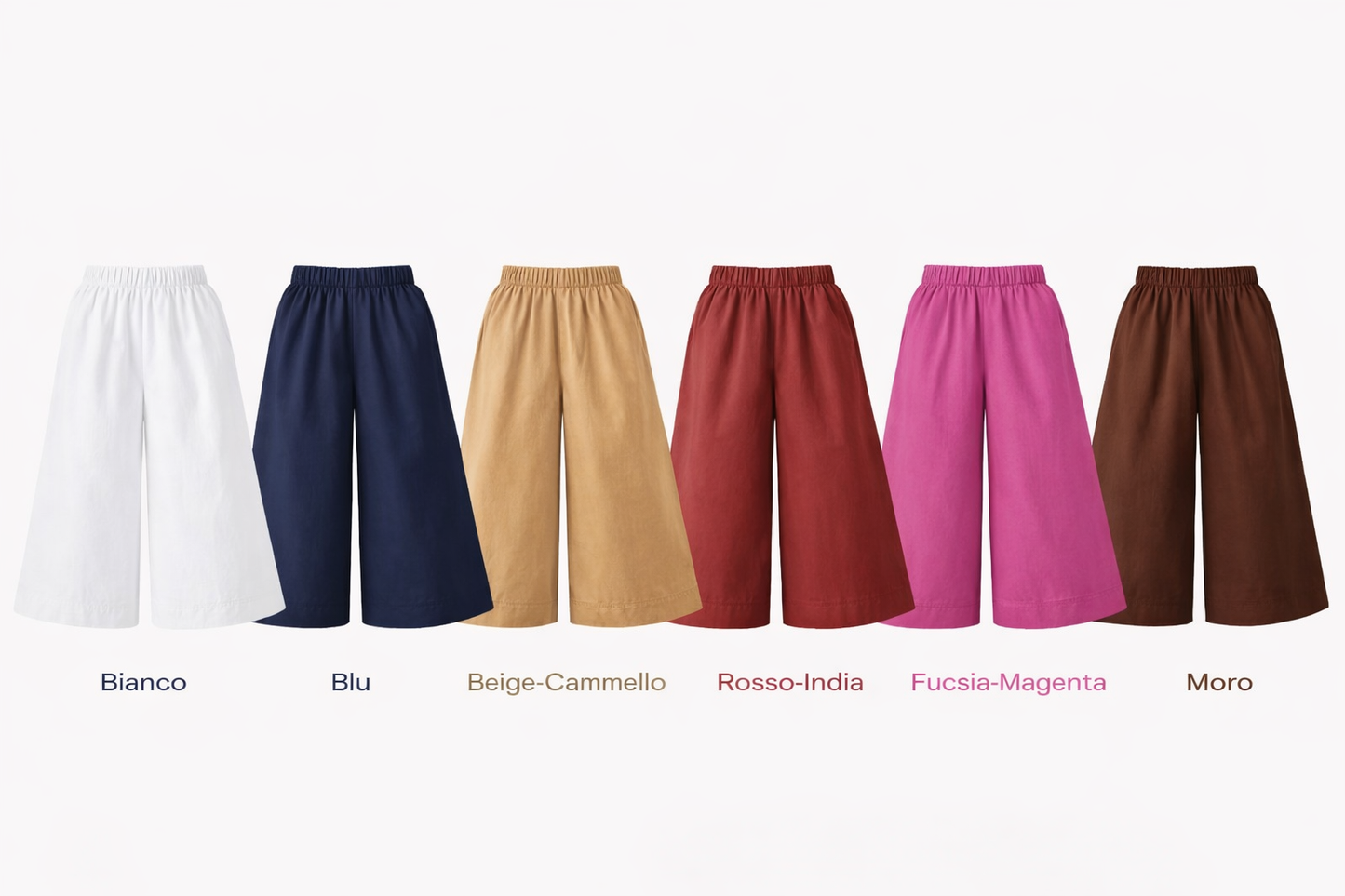 Pantagonna con Vita Elasticizzata – Linea Ampia Made in Italy