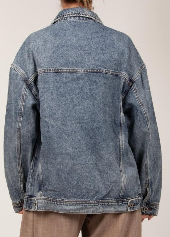 Giubbotto Denim Over – Fit Morbido | Simphony