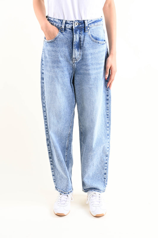 Jeans Balloon Benny Lavaggio Chiaro Vita Alta