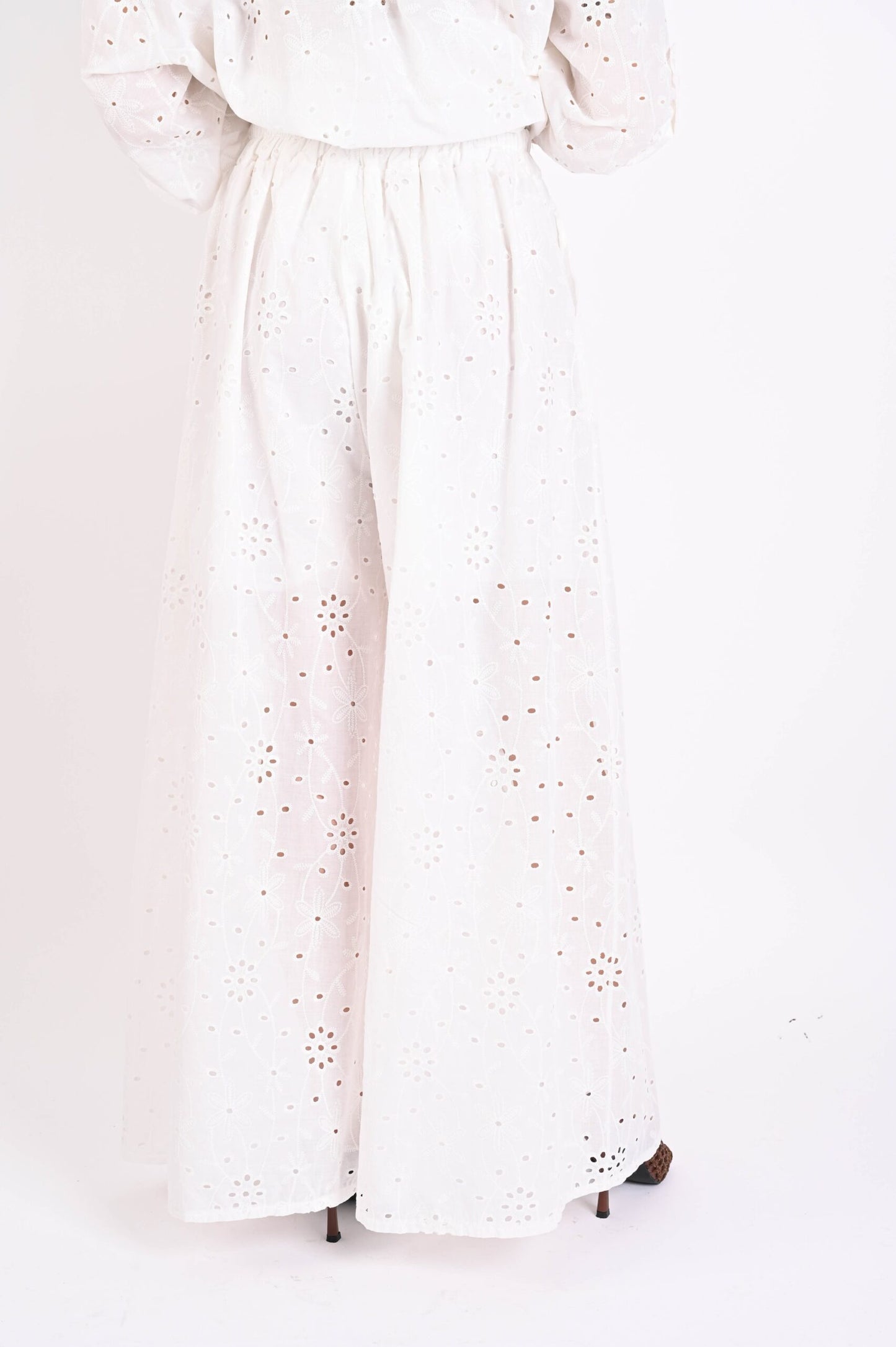 Pantaloni Ampi Donna in Sangallo – Made in Italy