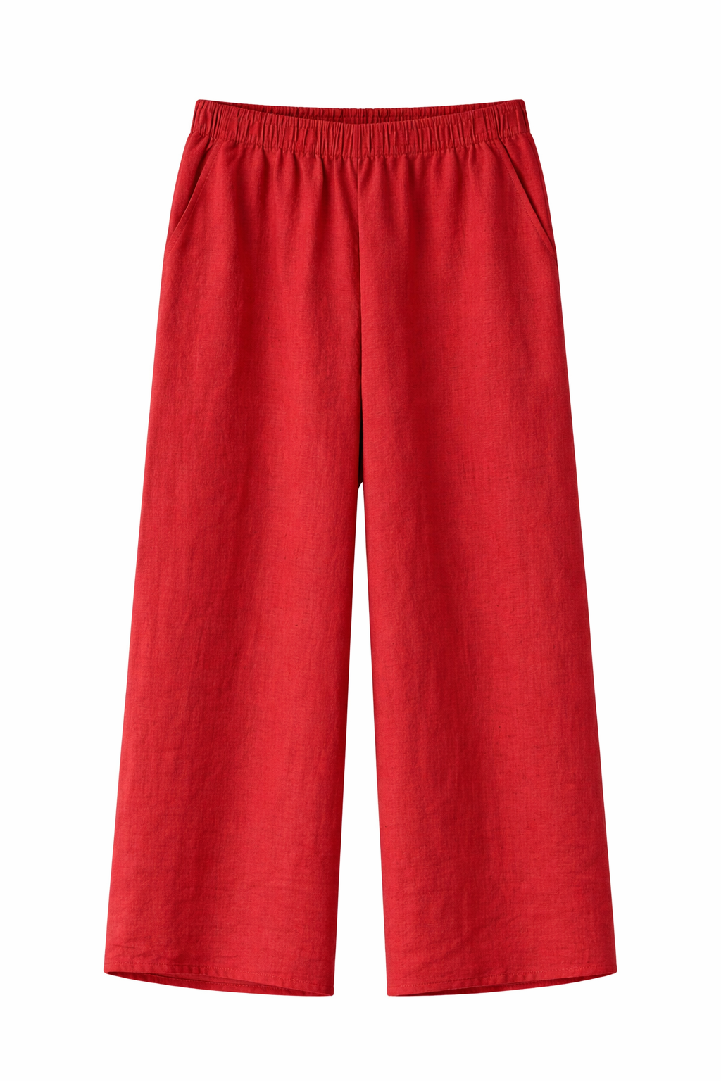 Pantaloni Ampi in Misto Lino – Made in Italy