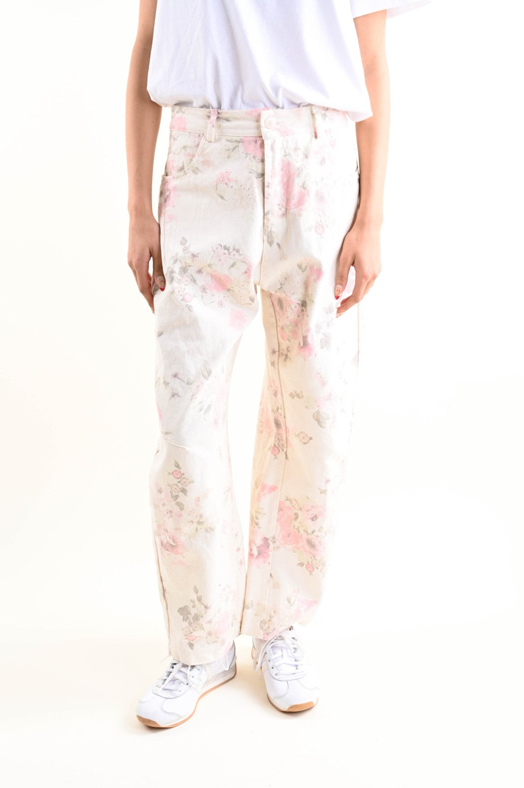 Pantaloni Flo – Pantaloni con stampa floreale