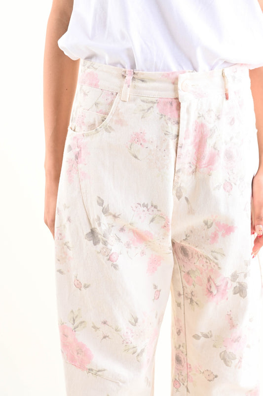 Pantaloni Flo – Pantaloni con stampa floreale