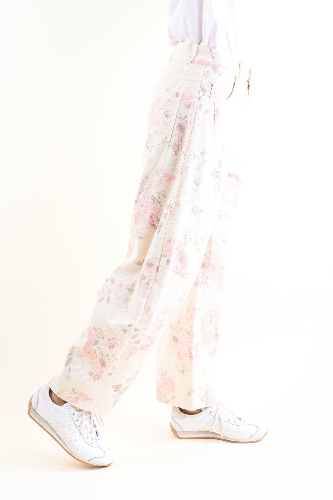 Pantaloni Flo – Pantaloni con stampa floreale