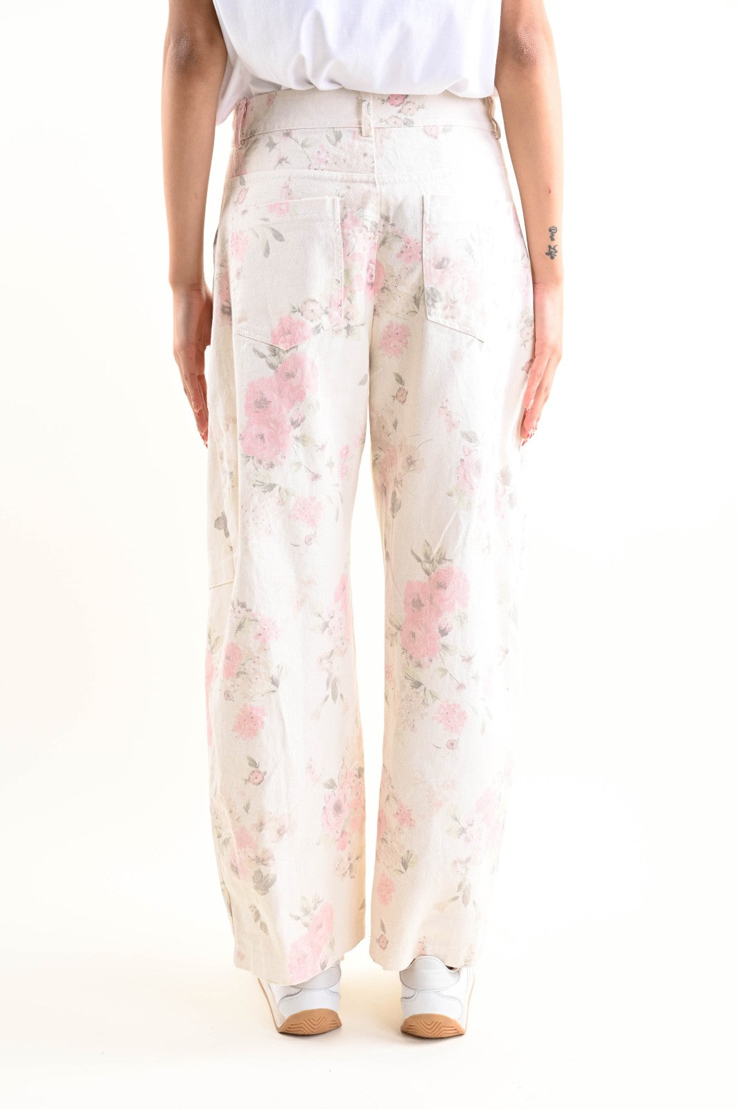 Pantaloni Flo – Pantaloni con stampa floreale