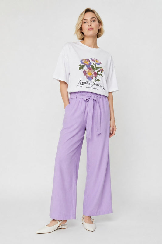 T-Shirt Donna Light Journey in Cotone Made in Italy