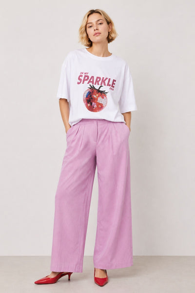T-Shirt Donna In My Sparkle Era in Cotone Made in Italy