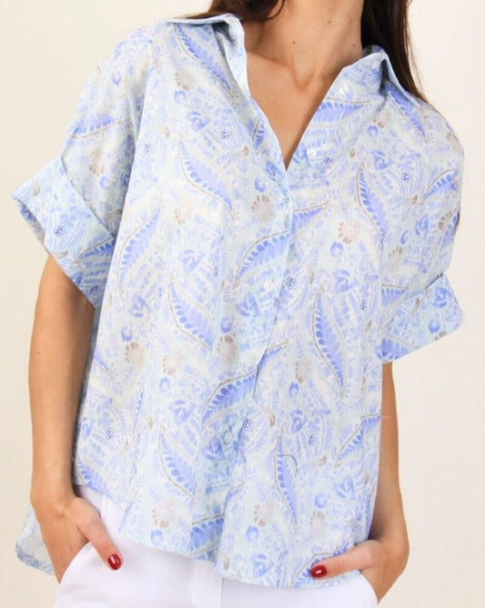Camicia Fanny – cotone fantasia - Il mio negozio