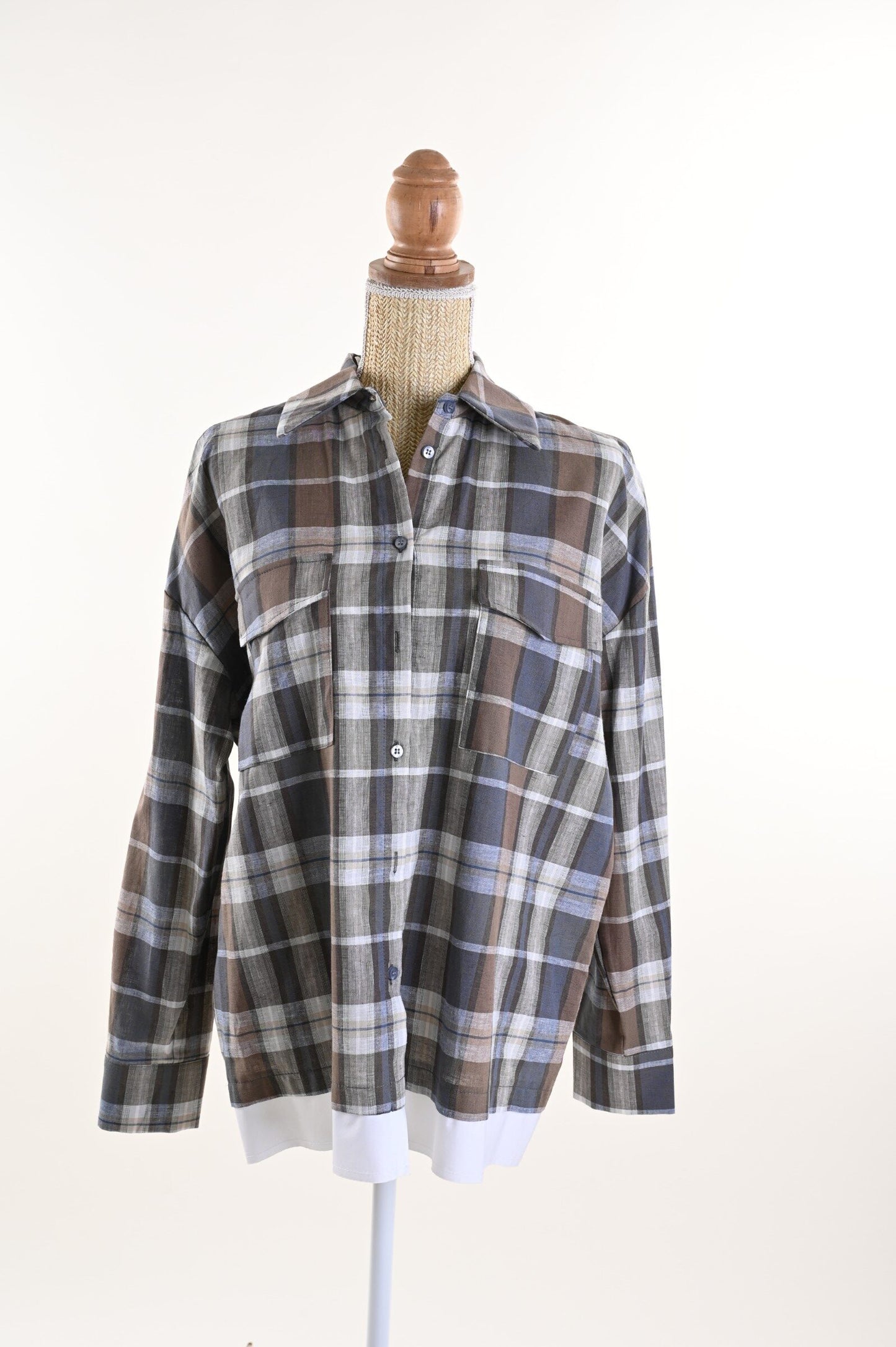 CRI – Camicia a Quadri con Fondo a Contrasto