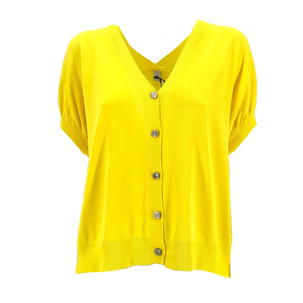 Cardigan Vane – scollo a V in colori brillanti - Il mio negozio