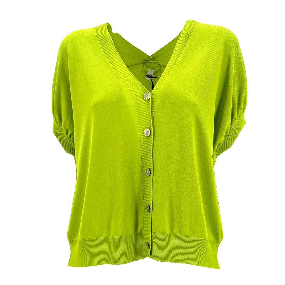 Cardigan Vane – scollo a V in colori brillanti - Il mio negozio