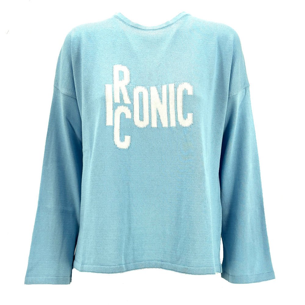Maglia intarsiata Paola “Ironic/Iconic” - Il mio negozio
