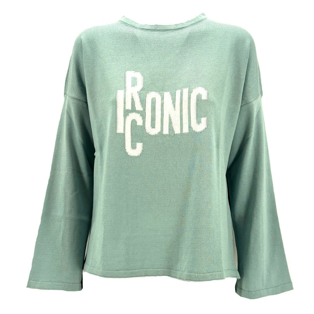 Maglia intarsiata Paola “Ironic/Iconic” - Il mio negozio