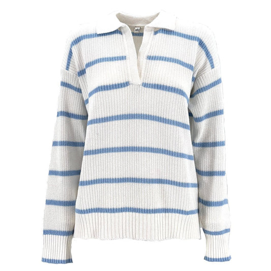Polo Perla – Maglia traforata rigata - Il mio negozio