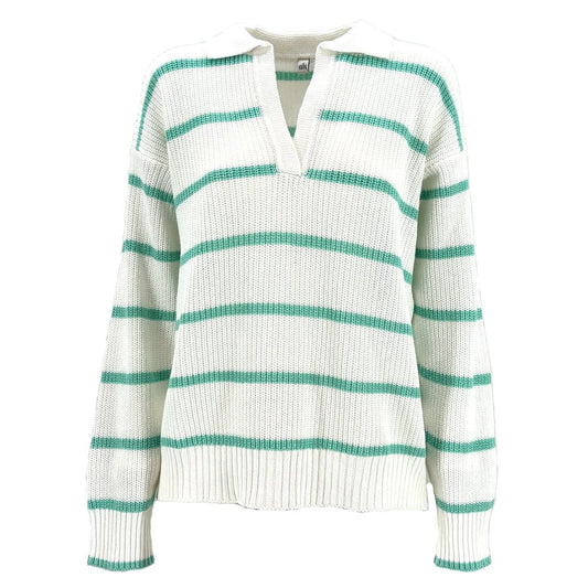 Polo Perla – Maglia traforata rigata - Il mio negozio